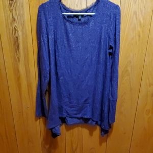 Light sweater with lace detail